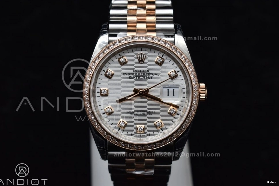 Best Jubilee Dial SS Bracelet Edition 126281rbr Textured 904L 574 on VSF Silver 36 1:1 VS DateJust Steel Supportive 0723